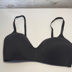 Calvin Klein Sleek Black Bra Crisscross Adjustable Straps Size L EUC Never worn